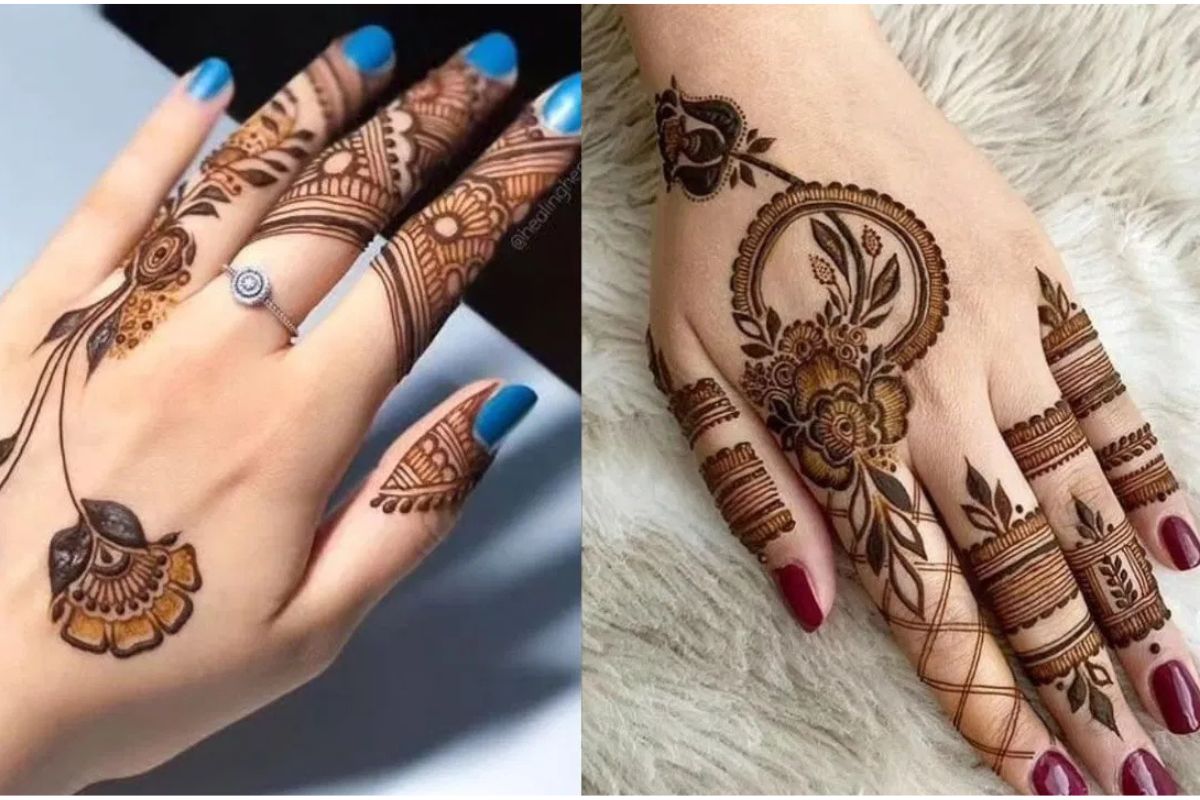 Latest Arabic Mehndi Design: सजनी के हाथों की ये मेहंदी देख धड़केगा साजन का जिया 7 Latest Arabic Mehndi Design 11111111