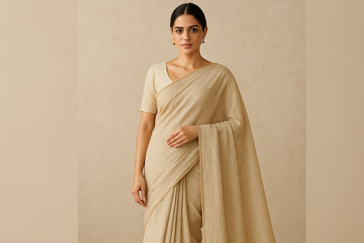 Summer Saree Looks: साड़ी में भी पाएं समर कूल लुक, स्टाइल के साथ कम्फर्ट का भी रखें ख्याल 5 Khadi Saree