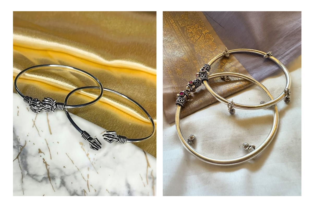 Oxidised Kada Bangles: फैशन में छाया है ऑक्सीडाइज चूड़ियों का क्रेज देखें 15 लेटेस्ट डिजाइन 4 Kada Bangles Design 3