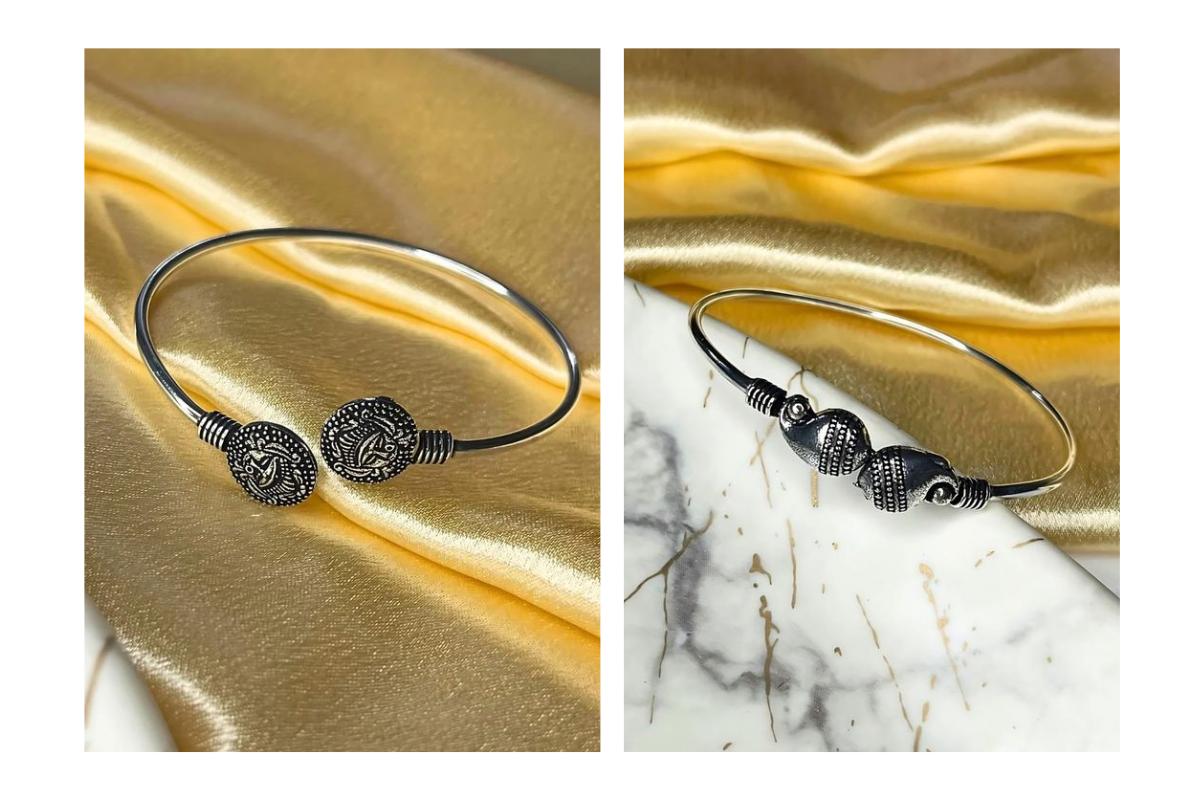 Oxidised Kada Bangles: फैशन में छाया है ऑक्सीडाइज चूड़ियों का क्रेज देखें 15 लेटेस्ट डिजाइन 6 Kada Bangles Design 5
