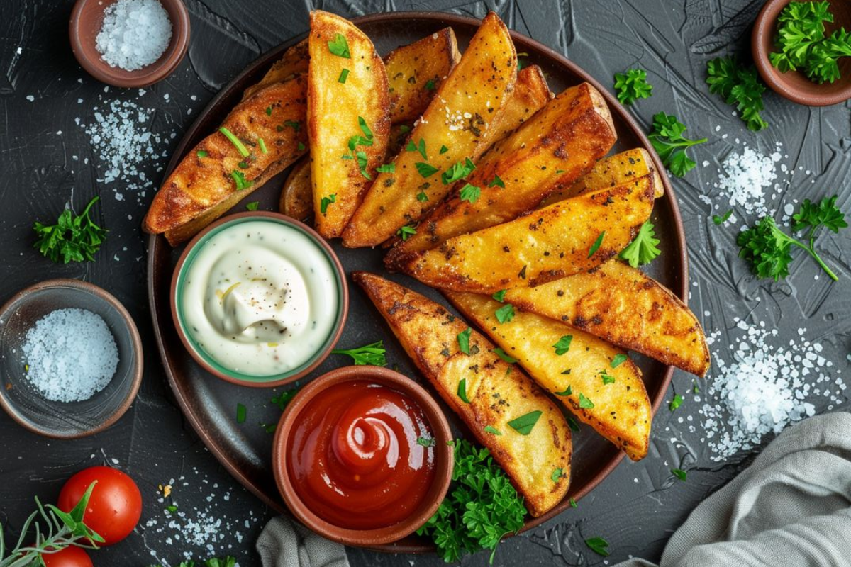 Crispy Potato Wedges Recipe: ब्रेकफास्ट में बनाएं टेस्टी और कुरकुरे पोटैटो वेजेस 3 Potato Wedges 1