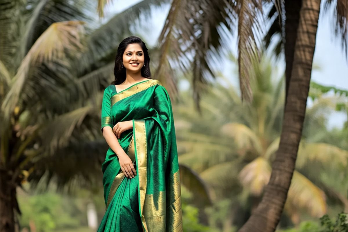Sawan Green Saree:ट्रेंड कर रही हैं ये हरी साड़ियां,पहनने से पहले जानें ये स्टाइलिंग सीक्रेट्स 2 Sawan Green Saree 41