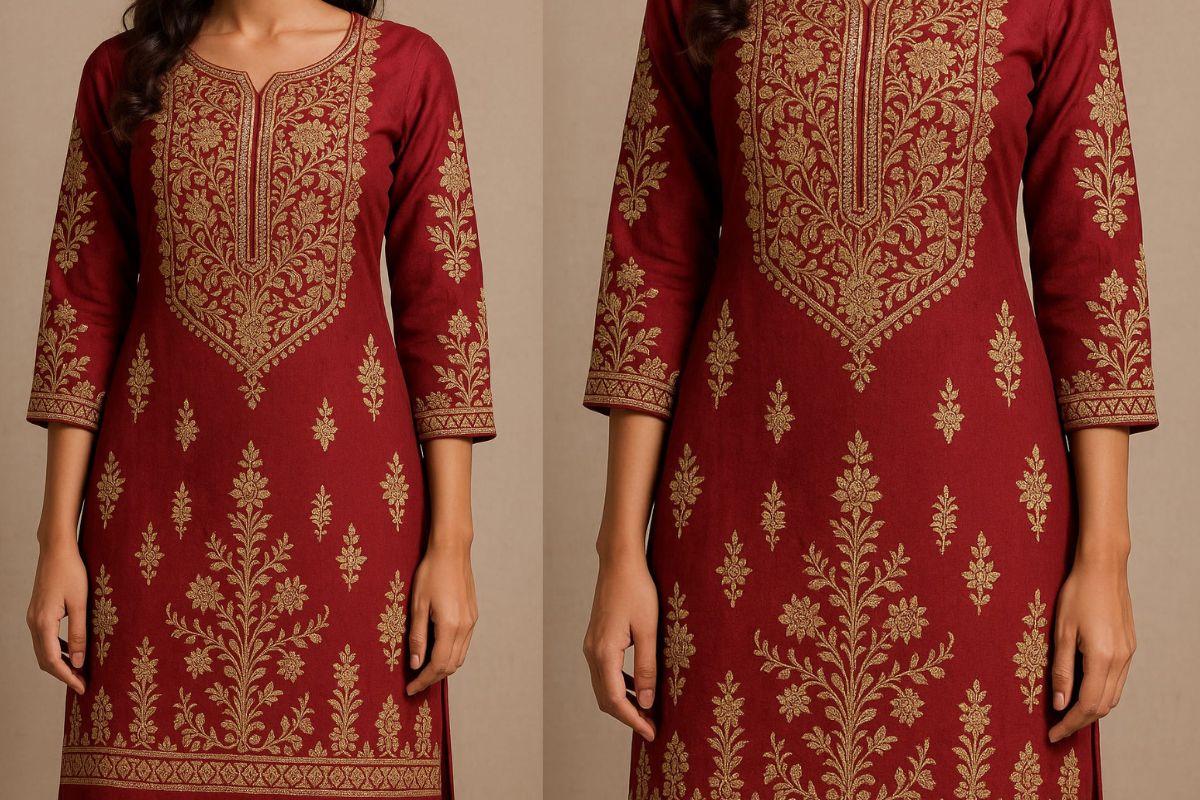 Kurti Designs: अनारकली से लेकर चिकनकारी तक, ये है टॉप 10 कुर्ती डिजाइन 11 Kurti Design 11