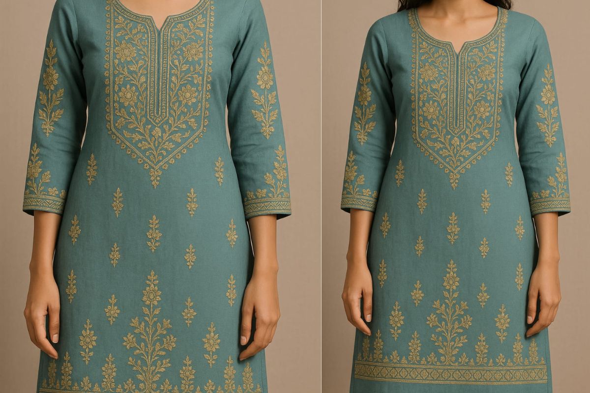 Kurti Designs: अनारकली से लेकर चिकनकारी तक, ये है टॉप 10 कुर्ती डिजाइन 10 Kurti Design 12