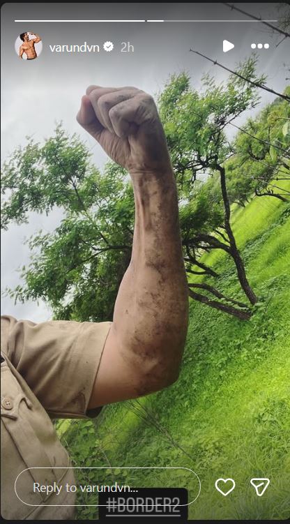Border 2: वरुण धवण ने बॉर्डर 2 के सेट से शेयर की अनसीन तसवीर, अहान शेट्टी का फर्स्ट लुक आया सामने 2 Border 2 Set Photo