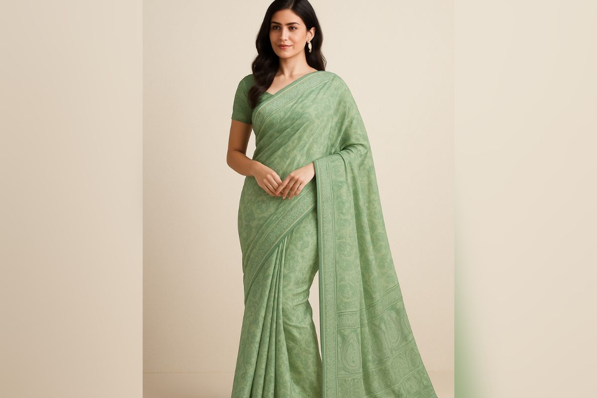 Saree Ideas For Monsoon: रिमझिम फुहारों में खिल उठेगा आपका अंदाज, इन साड़ियों से पाएं परफेक्ट लुक 3 Green Saree