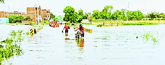 Photos: बिहार में बाढ़ की तबाही का मंजर देखिए, बक्सर से मुंगेर तक सड़क पर बह रही गंगा 2