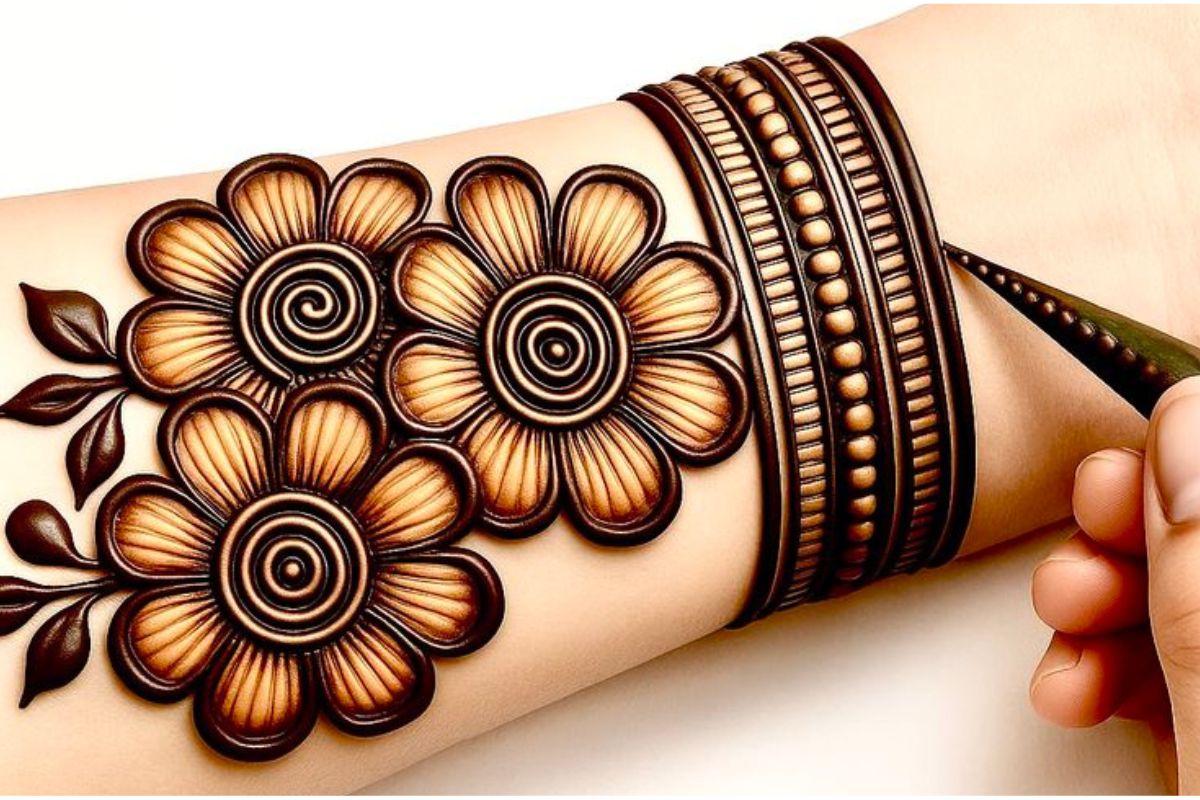 Easy &Amp; Simple Raksha Bandhan Mehndi Design: 5 मिनट में बनाएं ये स्टाइलिश और ट्रेंडी राखी स्पेशल मेहंदी डिजाइन्स 2 Easy Simple Raksha Bandhan Mehndi Design 1111