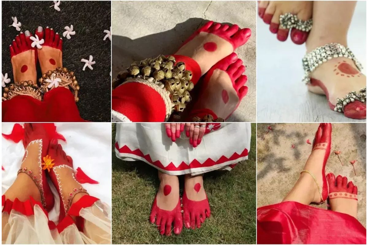 Hartalika Teej 2025 Latest Alta Designs: इन 10 लेटेस्ट आलता पैटर्न्स से सजाएं अपने खूबसूरत पैर 7 Hartalika Teej 2025 Latest Alta Design 3 1