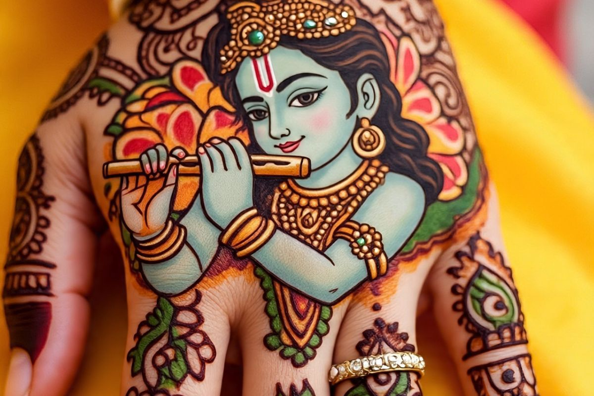 Janmashtami Independence Day Mehndi Designs: जन्माष्टमी और स्वतंत्रता दिवस पर लगाएं ये 7 खास मेहंदी डिजाइन्स 2 Janmashtami Independence Day Mehndi Designs111