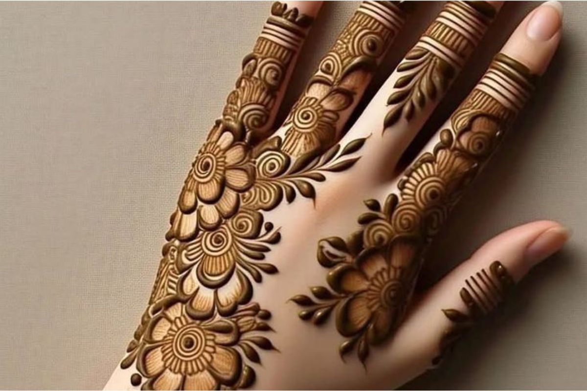 Minimal Mehndi Designs: रक्षाबंधन पर ट्राय करें ये आसान और मॉडर्न मिनिमल मेहंदी डिजाइन 3 Minimal Mehndi Design 11111