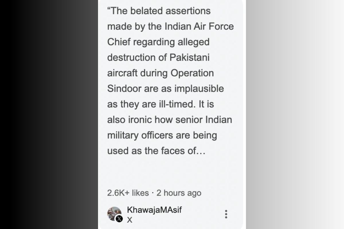 ‘भारत ने 5 फाइटर जेट गिराए’ – Iaf के दावे पर तिलमिलाया पाकिस्तान, ख्वाजा आसिफ ने खोली झूठ की दुकान 2 Operation Sindoor India Air Strike 2