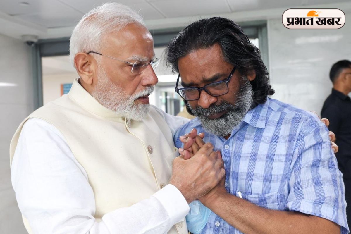 Video: शिबू सोरेन को श्रद्धांजलि देने पहुंचे पीएम मोदी, फूट-फूट कर रोये झारखंड के सीएम हेमंत सोरेन 2 Shibu Soren 1 3