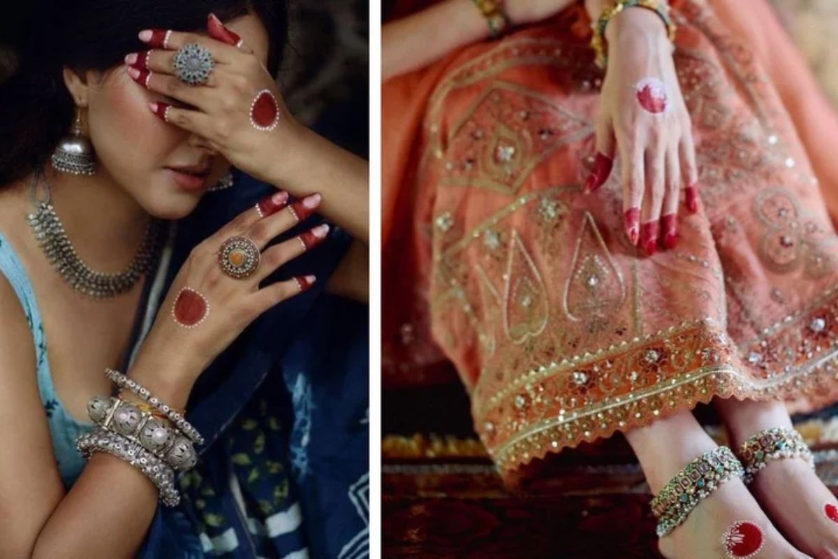 Last Minute Alta Design: आलता लगाने का नहीं मिला समय तो, ट्राय करें ये आसान डिजाइन पैरों की बढ़ेगी खूबसूरती 5 Buta Aalta Design
