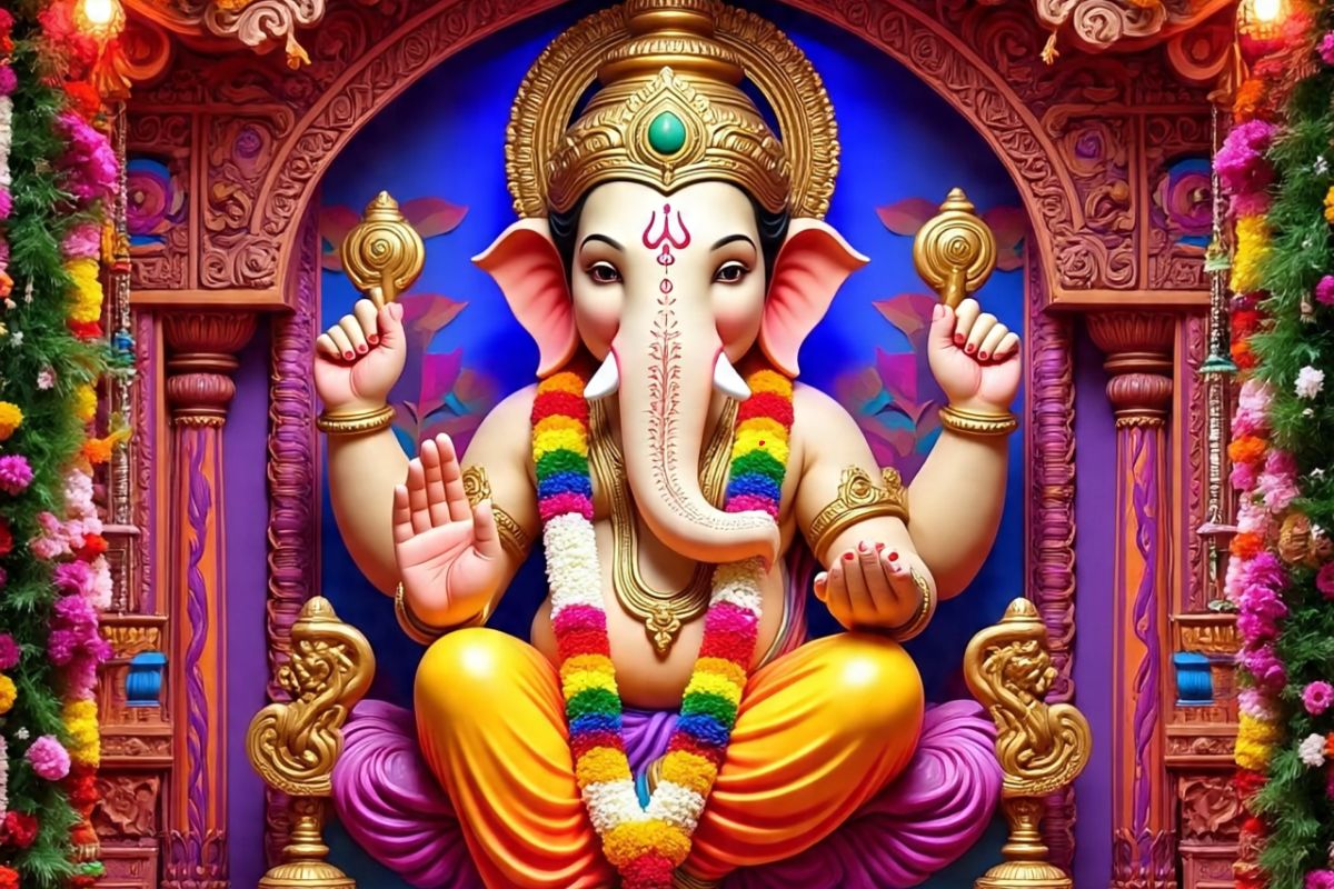 Ganesh Chaturthi Decoration: केवल 1,000 रुपये में बप्पा के घर को बनाएं पार्टी वाइब वाला मंडप, देखते रह जाएंगे लोग 4 Ganesh Chaturthi Decoration 1
