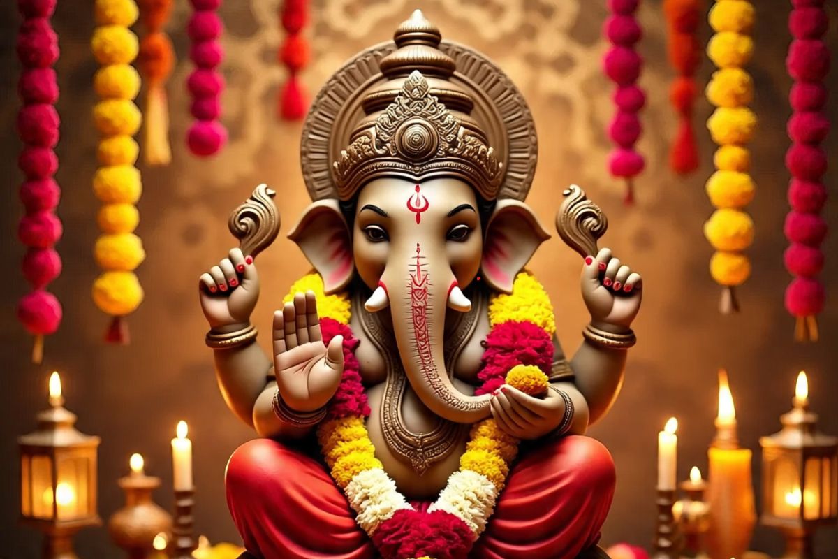 Ganesh Chaturthi Decoration: केवल 1,000 रुपये में बप्पा के घर को बनाएं पार्टी वाइब वाला मंडप, देखते रह जाएंगे लोग 2 Ganesh Chaturthi Decoration 3