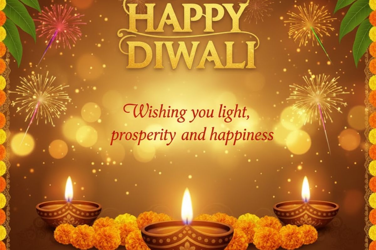 Happy Chhoti Diwali Wishes In Hindi: दीपों की रोशनी से जगमगाए आपका संसार, छोटी दिवाली के शुभ मौके पर अपनों को दें ये प्यार भरी शुभकामनाएं 1 Happy Chhoti Diwali Wishes