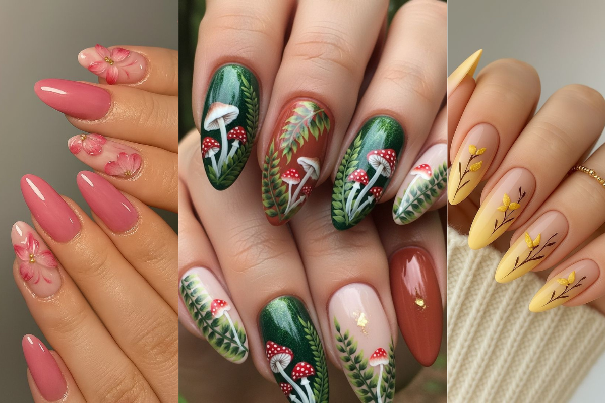 Floral And Nature-Inspired Nail Art