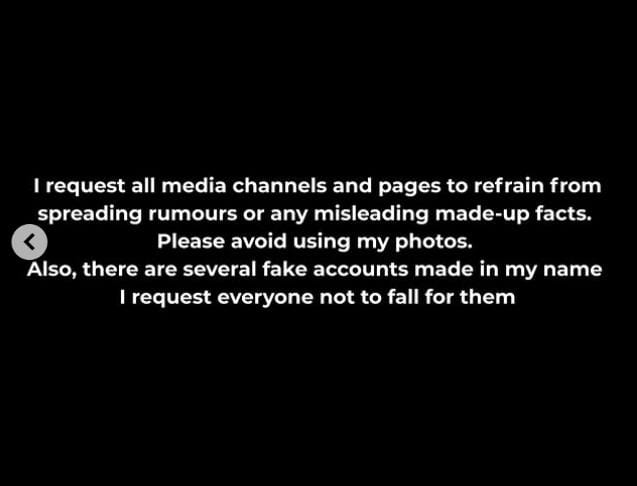 Mary D'Costa Instagram Post 