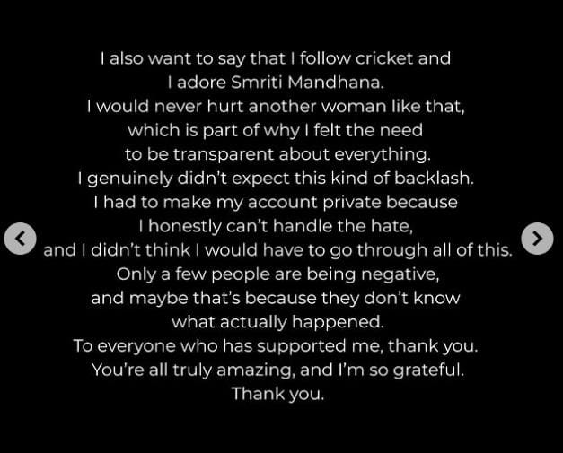 Mary D'Costa Instagram Post 